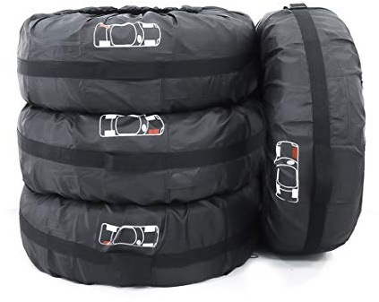 4 Pezzi ELR Pneumatici per Pneumatici Custodia di Protezione Gomme dell'Auto le Gomme Estive e le Durabilita Invernali Borsa per Ruota di Scorta e Copertoni 66cm