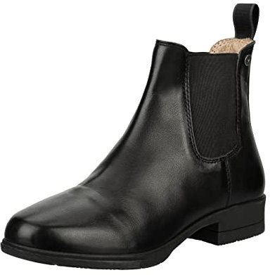 SUEDWIND© Chelsea Stövelette Nova Jodhpur Classic | Bekväma stövlar av äkta läder | ridsko slip-stövlar | oxläder | Nova gummisula | Mikrofoder | Andningsbar | Fuktabsorberande, svart, 29 EU
