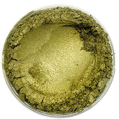 DIPON.DE HIGH PERFORMANCE LIQUIDS & PIGMENTS Effektpigment Olive Bronze METALLIC Pearl Perlglanz Metallic Farbpulver Pigment für Epoxidharz Autolack Sprühfolie Nail Art Aquarell Kosmetik Puder