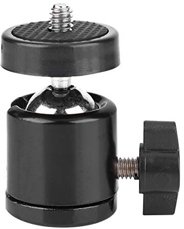 Mini rótula ,rótula Ligera para trípode ,rótula para cámara ,Material metálico de aleación de Aluminio ,Proceso de oxidación Negra de Superficie ,para trípode Profesional ,monopie ,Soporte d