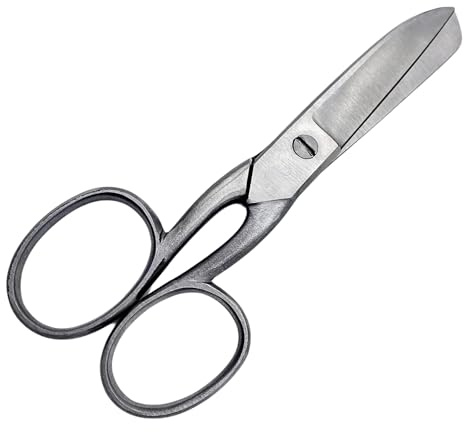 ROBUSO - Forbici per tappezzeria, C60, in acciaio al carbonio, con micro denti dentati, forbici da sartoria, forbici professionali realizzate a mano, 16 cm - 6 pollici