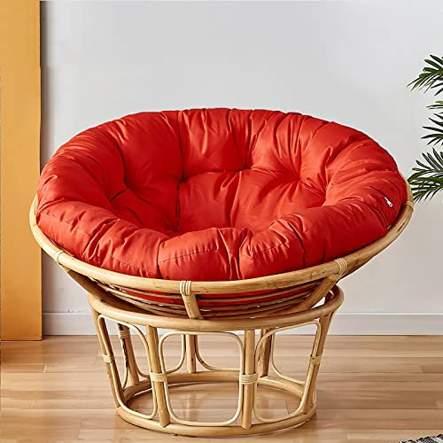 OLAMASA Polster für Papasansessel Auflage Ersatzpolster Papasan Verdicken 15cm/5.9in Bodenkissen Gepolstert Sitzkissen Krabbeldecke Hängesessel Kissen Stuhlkissen (M 140x140cm/55.11x55.11in)
