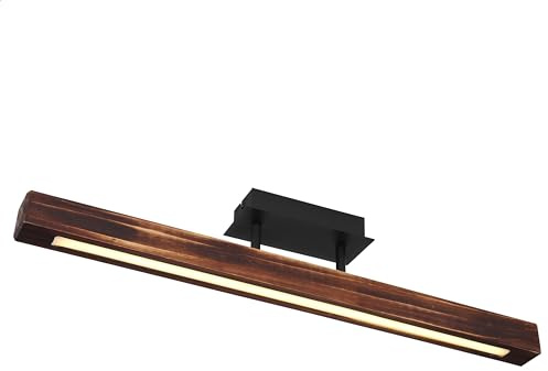 INNOVATE LED Deckenleuchte Holz Küchenlampe lang schwarze Deckenlampe Schlafzimmer Lampen Decke Designer Deckenleuchte LED Wohnzimmerlampe Lampe Holz