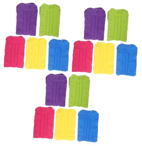 Beavorty 15 STK Staubwedel Toilettenreinigungsköpfe Toilettenbürstenkopf Praktischer Bürstenwechsel Badezimmerzubehör Staubbürstenkopf Bürstenteile Bürsten Ersatzköpfe Polarfleece