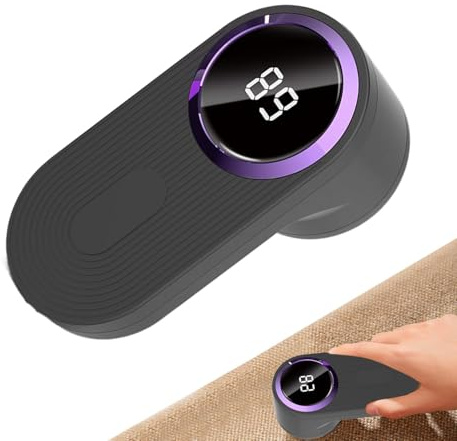 Levapelucchi elettrico, rasoio elettrico per tessuti - Rasoio per maglione | Rimuovi pelucchi elettrici ricaricabili per maglioni con display digitale per mobili da divano