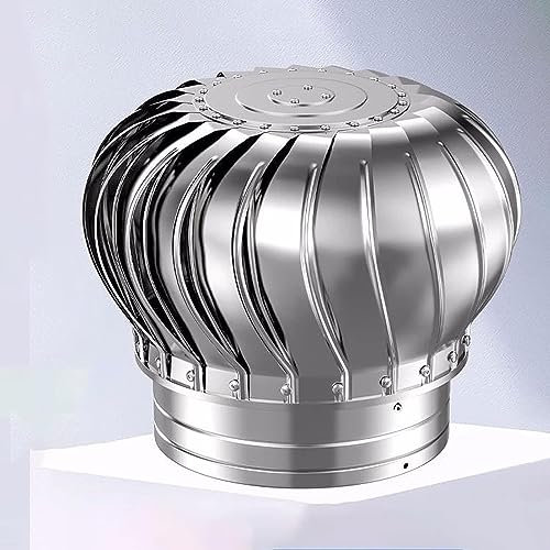 Dach-Auspuffkappe für Rauchabgas/Gewächshaus/Kaminstall/Schornstein, regendicht, kein Strom erforderlich, 110 mm, Kaminhaube für Vögel/Kleintiere