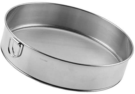 ULTECHNOVO Cedazo De Harina Acero Inoxidable 25x4,8 Cm Malla Fina Colador para Hornear Uso Doméstico
