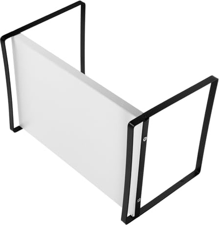 Operitacx 1stück Eisenregal Für Schreibtisch Und Schlafzimmer Multifunktionaler Organizer Für Bücher Unterlagen Und Dekoration Platzsparende Ablage Für Home Office Und