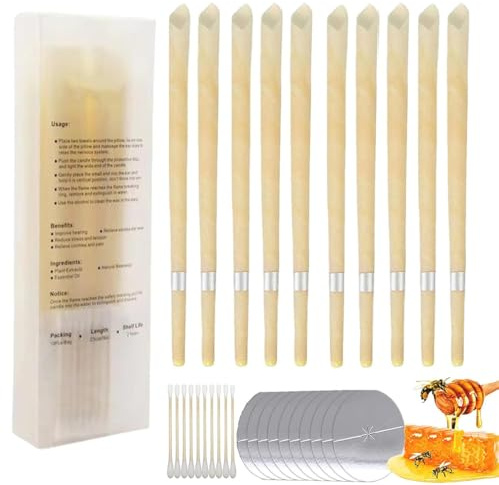 10Pcs Ear Wax Removal Tool for Wax Removal, Earwax Cleaning Tool for Ear Cleaning, Includes Cotton Swabs 1