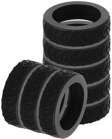 KESYOO Copriruote Riduce Rumore per Valigia Nero 8 Pezzi in Silicone Protezione Ruote e Facile da Installare per Bagagli per Ruote Valigia Scorrevoli
