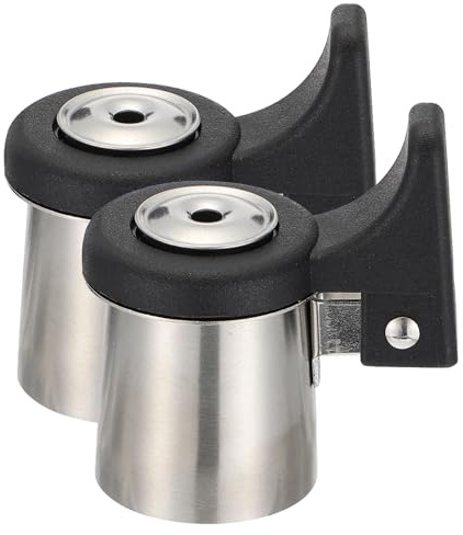HOMSFOU 2pcs Stainless Steel Kettle Whistling Flute Replacement Spout with Water Boiling Alarm for Stove Top Teakettles Suitable for Home and Camping Use