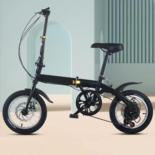 Bicicleta Plegable para Adultos, De Velocidad Variable, Ligera Y Portátil, para Estudiantes Y Personas Que Viajan Diariamente Al Trabajo, De 12, 14 Y 16 Pulgadas