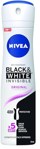 Nivea Deodorante Spray Invisible Black And White clear per Donna 150 ml
