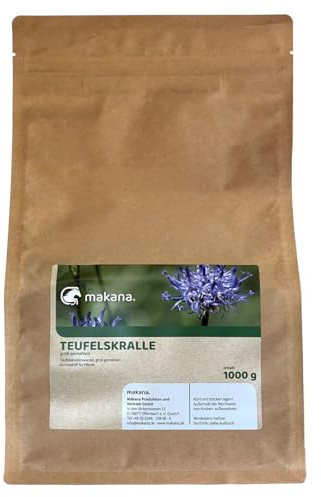 Makana Teufelskralle für Pferde, gemahlen, 1 kg Beutel