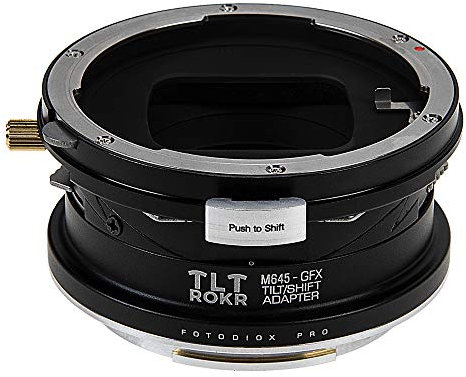 Fotodiox Pro TLT ROKR Tilt/Shift Lens Adapter Compatible with Mamiya 645 MF (M645) Mount Lenses on Fujifilm GFX G-mount Cameras