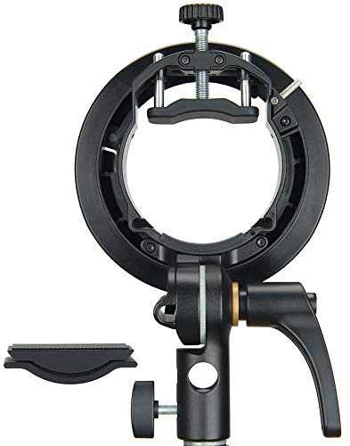 Godox S2 Speedlite S Soporte | for V1, AD400PRO, AD200PRO, AD200 Fresnel Head, H200R Round Flash Mount for V860II, TT685, TT350