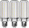 SAUGLAE Bombillas LED de 26W, Bombillas Incandescentes Equivalente de 200W, Blanco Neutro de 4000K, 3000 lm, Bombillas de Tornillo Edison E27, 3 Piezas