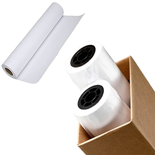 Plotter Paper 36 x 150 Box of 4-36” x 150 ft (4 Rolls - 80 GSM) 20 lb. C1861A Bond Paper on 2 Core. for CAD Printing on Wide Format Ink Jet Printers Premium Quality Bond Paper