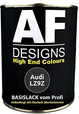 250ML Autolack für Audi LZ9Z Pantherschwarz Kristall Peaerl Basislack spritzfertig