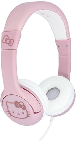 OTL Technologies Hello Kitty HK1184 Casque Filaire pour Enfants Or Rose et Rose