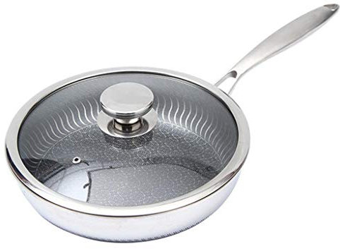 Olla para cocinar, sartén, sartén Antiadherente, Wok Saludable sin Revestimiento, Wok Piedra Maifan, Wok Hierro Tradicional Chino, sartén Profunda Fondo Plano, Utensilios Cocina