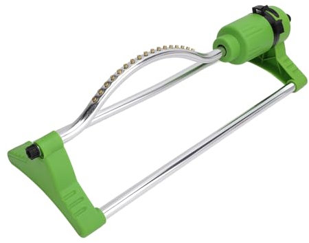Oscillating Sprinkler, Automatic Oscillating Water Sprinkler Sprinklers For Yard Lawn Sprinkler Irrigation Watering Tool with 17 Hole For Yard Lawn Garden, 18.1x5.9x5.5in