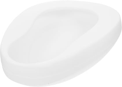 EXQUIMEUBLE Elderly Bed Pan Für Männer Und Frauen Tragbare Toilettenunterlage Mit Ergonomischem Design Für Bettlägerige Patienten Leicht Zu Reinigen Und Langlebig