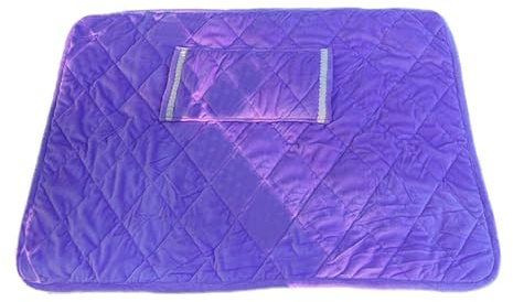 Couverture chauffante sans fil, couverture chauffante USB, lavable, électrique, rechargeable, parfaite pour les siestes en famille et la climatisation, facile à utiliser, multicolore (60 x 80 cm)