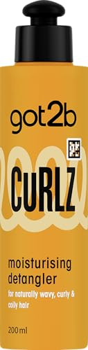 got2b Curlz Moisturising Detangler Spray 200ml – Leave-In Conditioner for Curly & Wavy Hair – Detangles, Hydrates & Controls Frizz