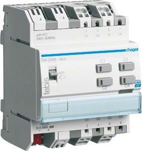 Hager TXA204A KNX Schaltaktor 4-f 4A 4TE