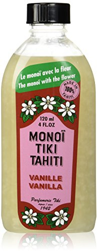Coconut Oil Vanilla Monoi Tiare Cosmetics 4 oz Oil