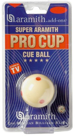 Spielball Pool weiss 57,2mm Aramith Pro TV-Sup