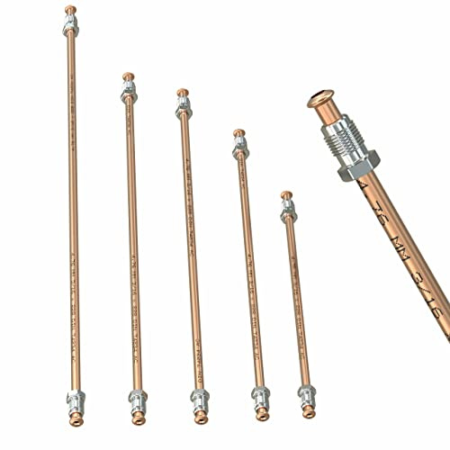 AUPROTEC Bremsleitung Ø 4,75 mm Kupfer/Kunifer mit ABE einbaufertig Bördel (F) 150mm - 3050mm Auswahl: (Länge 900 mm Bördel F Standard)