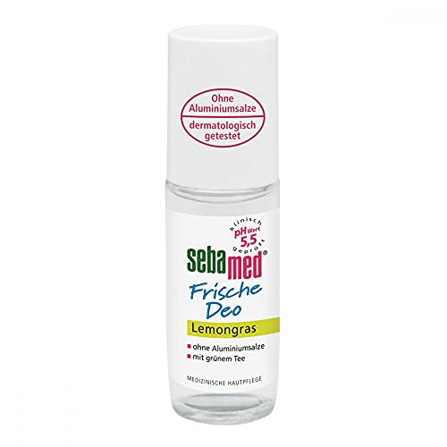 Sebamed Frische Deo Lemongras Roll-on, mit frischem Duft nach Lemongras & grünem Tee, 50 ml
