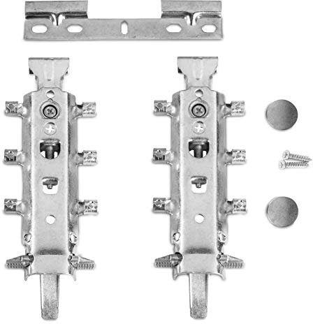 2 Set Schrankaufhänger mit Aufhängeschienen Tragkraft/Paar 100 kg Wandhalter Schrankhalter von SOTECH