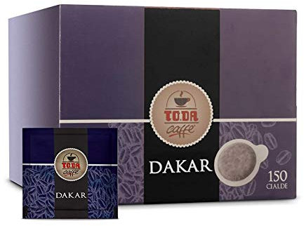 150 Cialde caffè ese 44mm miscela DAKAR To.da Caffè