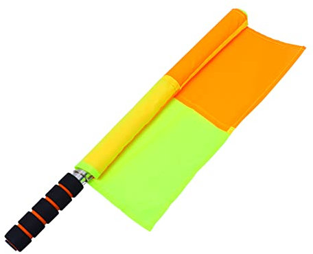 BESPORTBLE Flaggen 1stk Schiedsrichterfahne Schiedsrichter Strafe Flagge Sportlich Schiedsrichter Fahnen Linienrichter Fahne Linienrichter Offizielle Flagge Fußball Training Gewidmet Plane