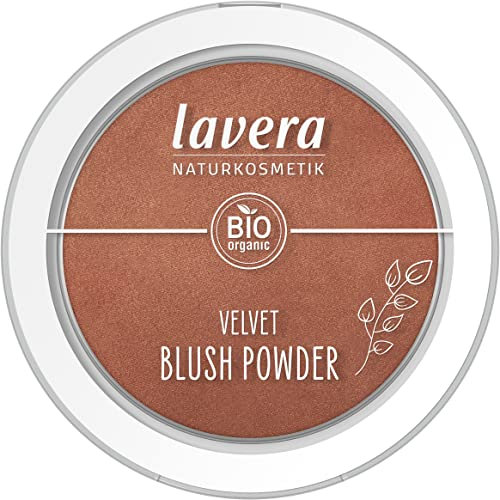lavera Velvet Blush Powder -Cashmere Brown 03- braun - Bio-Mandelöl & Vitamin E - schimmernd - Samtige Textur (1 x 5g)