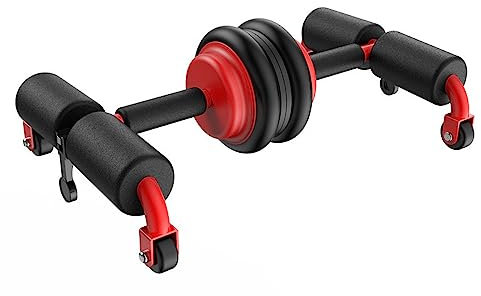 BailingDS Abnehmbarer, multifunktionaler Ab-Workout-Roller, geräuschloses Fitnessgerät, Bauchradräder und Bauchtrainer, Krafttrainingsgeräte, Sportgerät für Zuhause