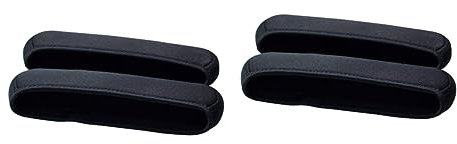 Operitacx 2paare Bürostuhl Armlehnenbezüge Schwarz Ergonomische Armauflagen Waschbare Pads Für Optimalen Komfort Und Druckentlastung Geeignet Für Büro Und Zuhause Aus Hochwertigem