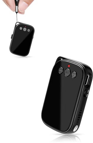 H+Y 32GB Registratore Vocale, Registratore Vocale con Attivazione Vocale, Connessione Type-C OTG, Altoparlante Integrato, Riduzione del Rumore Personalizzata, Batteria da 300mAh