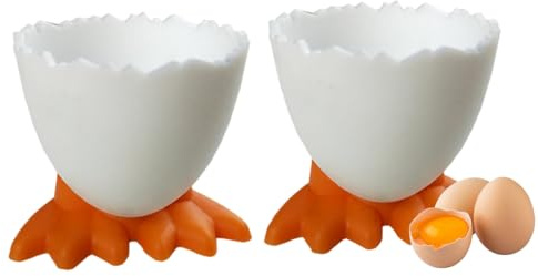 Eierbecher Mit Hühnerfüßen, Eierbecher Cartoon, Eierbecher Ostern, Eierbecher Lustig Ostereibecher, Frühstück Eierbehälter, Hartgekochte Eierbecherhalter, Küchenzubehör, Kreatives Kochwerkzeug,