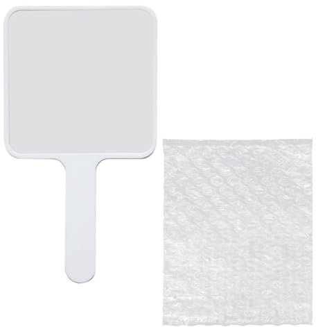 Espejo de Mano con Mango cómodo, Espejo de Mano Grande para peluquerías, peluquerías, oficinas dentales, Corte de Pelo en casa y Maquillaje de Aplicación