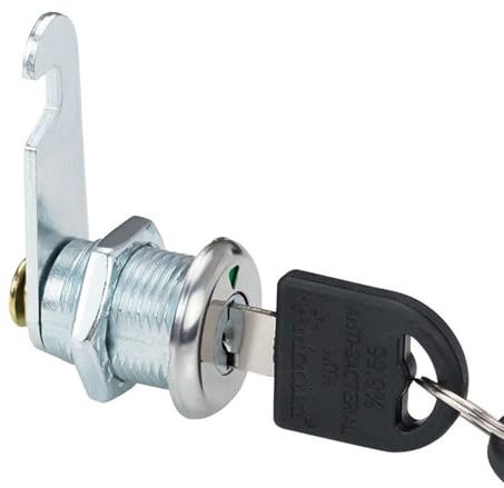 Set of 2 Drawer Cam Locks Security Cabinet Locks with Keys Furniture Cupboard Replacement Locks Office Desk Letter Box