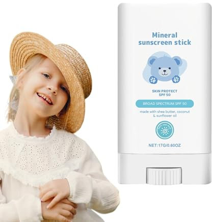 Stick De Protection Solaire Doux Pour E-nfants, Stick De Protection Solaire Minérale Pour Bébés, Crème Solaire Visage Corps Pour Tout-petits, Lotion Solaire Portable, Protection Quotidienne, Hydratant