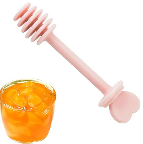 Honey Stirrrer - Wooden Honey Dipper Stick | Reusable Sweetener Stirring Honey Wand for Tea, Coffee, Desserts, Drinks, Kitchen Utensils, Cooking, Honey Wand, Small Honey Dipper Stick - Fry Drinks