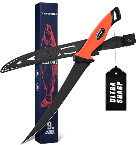 TAN REN Juego de cuchillos de fileteado 9 Inch