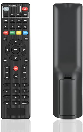 TCNOUMT KT1045 Telecomando di ricambio compatibile con RCU Twin Tuner SMALL Edition Digiquest Rec per decoder digitale terrestre DVB-T2