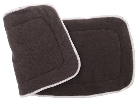 YOSADIER Reusable 4-Layer Bamboo Carbon Fiber Adult Cloth Diaper Inserts 18x8 Inch Soft Microfiber Incontinence Liners Washable Pads for Elderly Urinary Protection and Bed Use