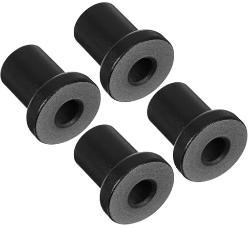 Entretoises 4 Pièces en Porte Fer Coulissante Rail de Noir